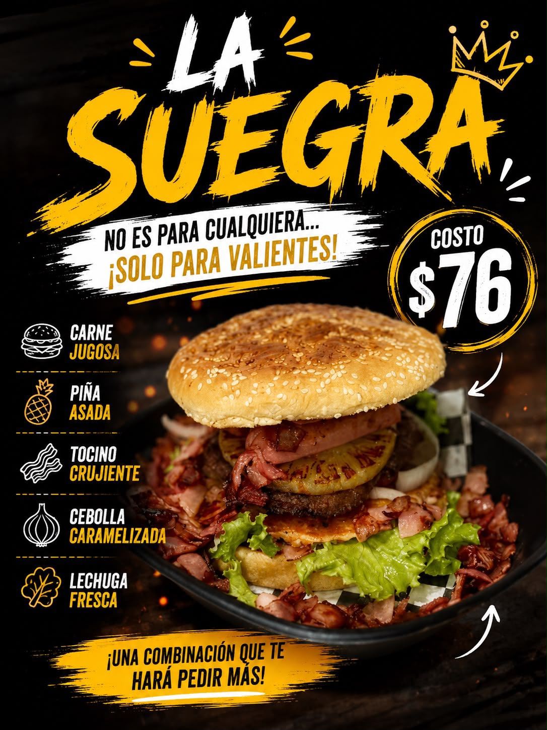 Hamburguesa La Suegra